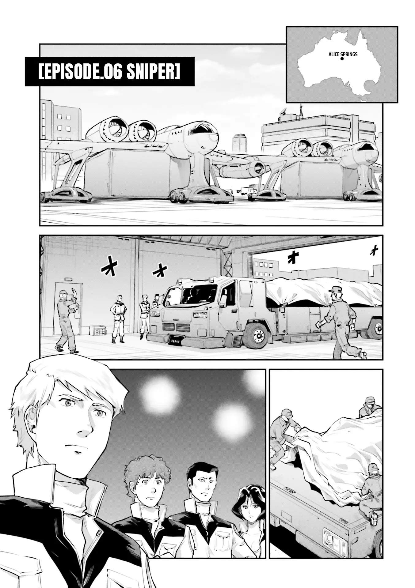 Mobile Suit Gundam Ground Zero – Rise From The Ashes chapter 6 - page 1