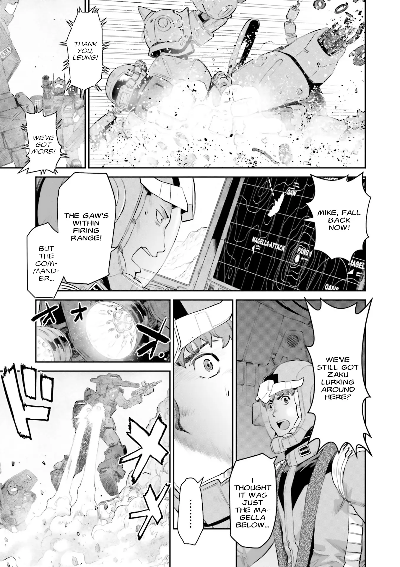 Mobile Suit Gundam Ground Zero – Rise From The Ashes chapter 7 - page 14