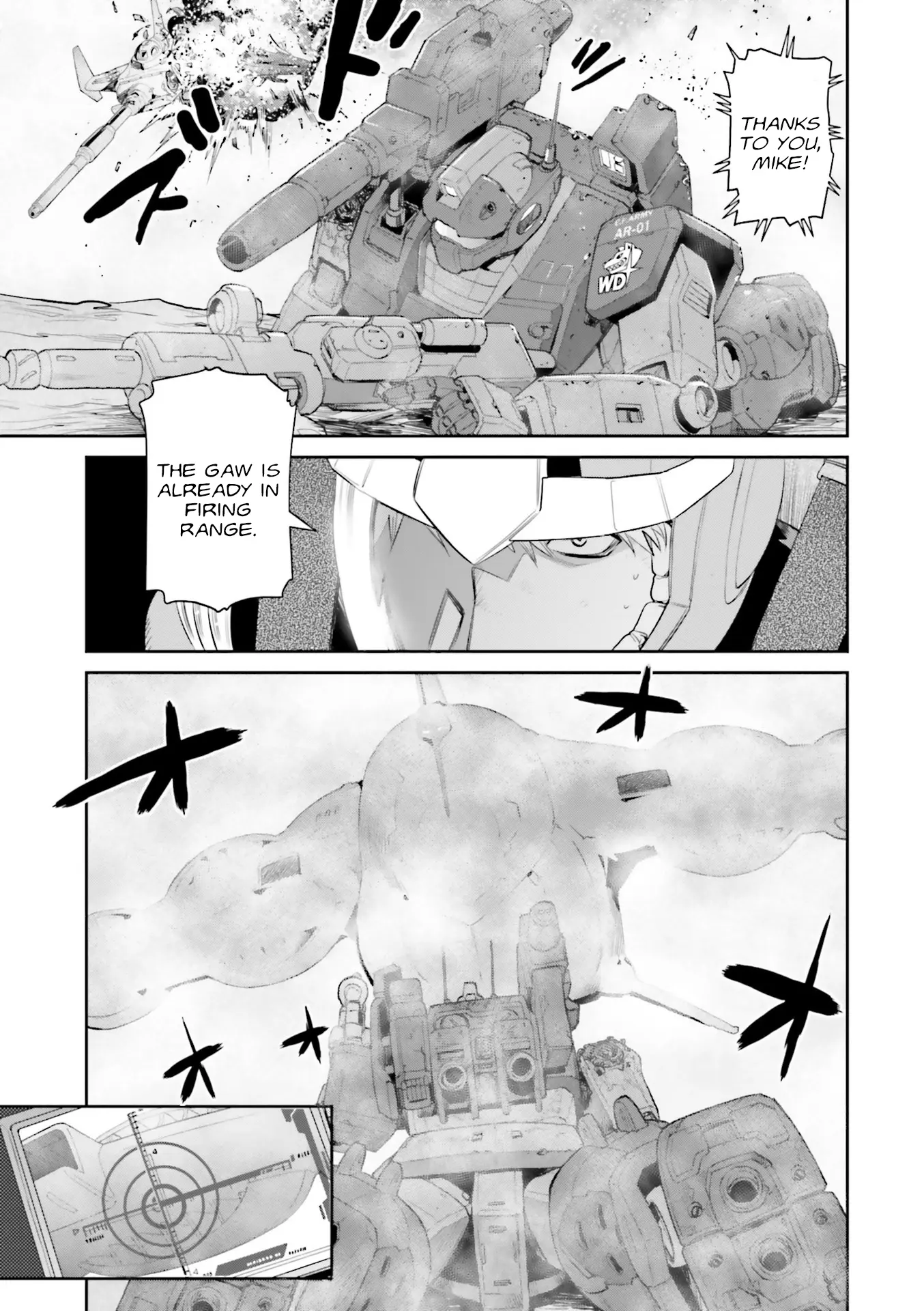 Mobile Suit Gundam Ground Zero – Rise From The Ashes chapter 7 - page 22