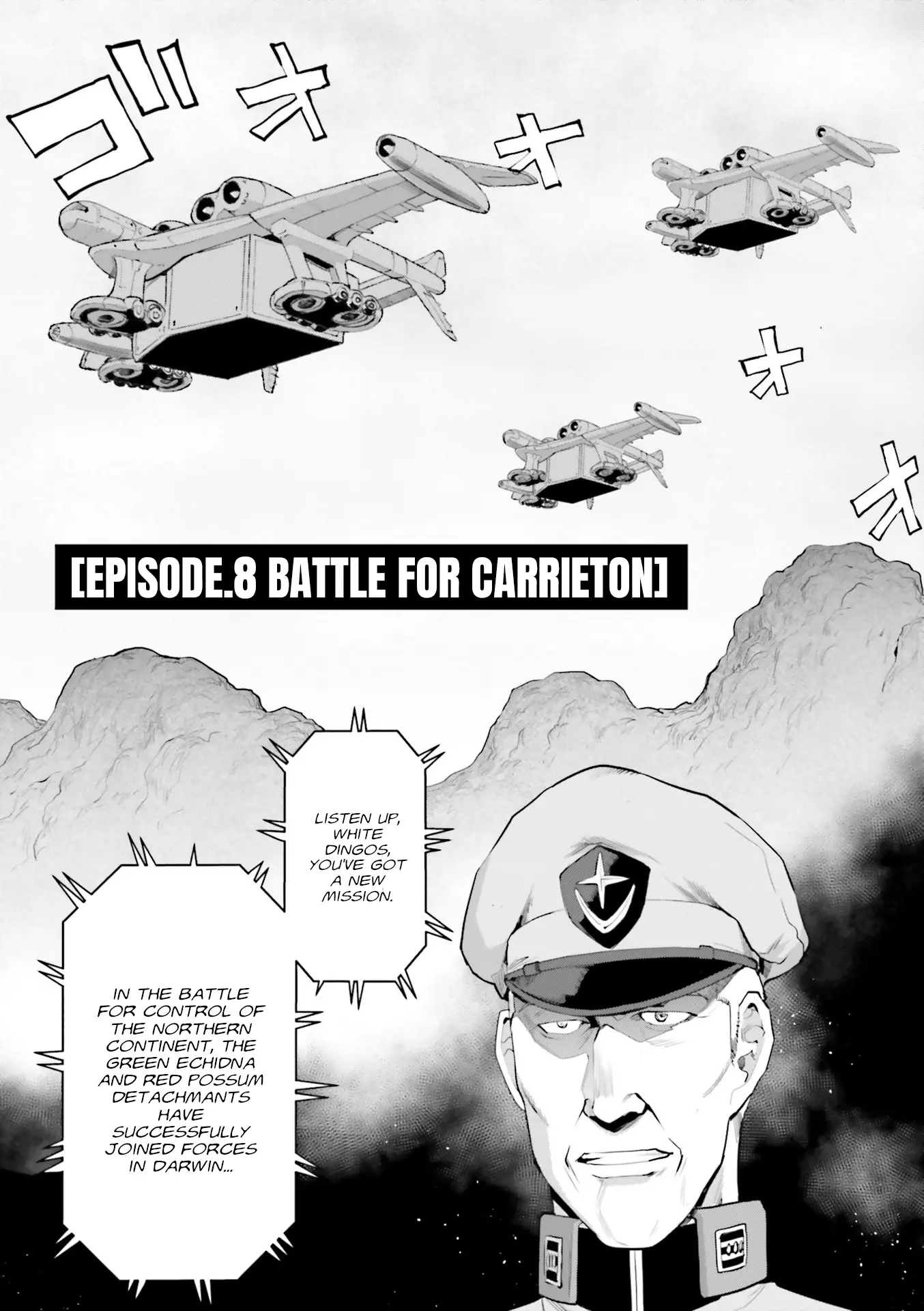 Mobile Suit Gundam Ground Zero – Rise From The Ashes chapter 8 - page 1