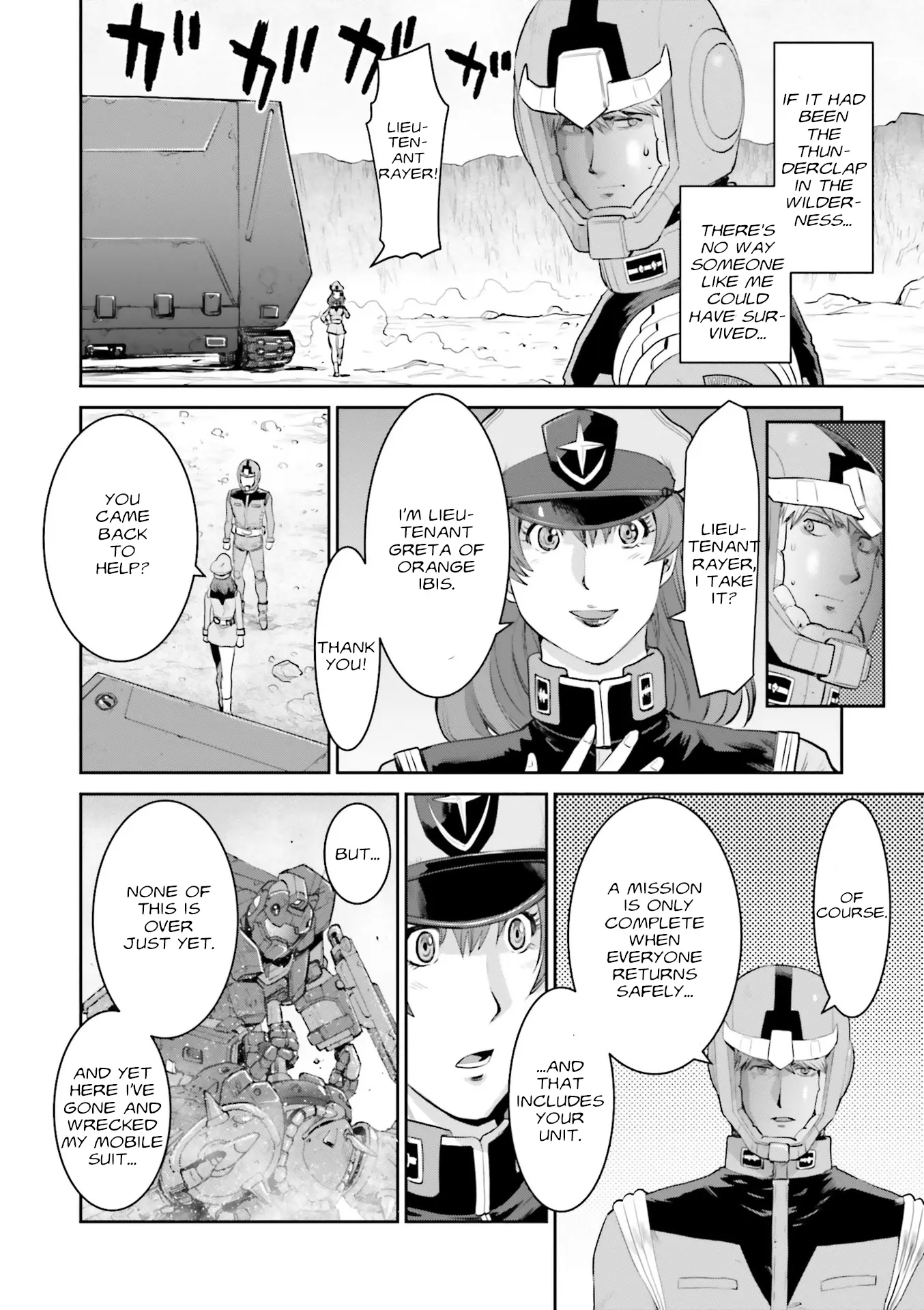 Mobile Suit Gundam Ground Zero – Rise From The Ashes chapter 8 - page 28