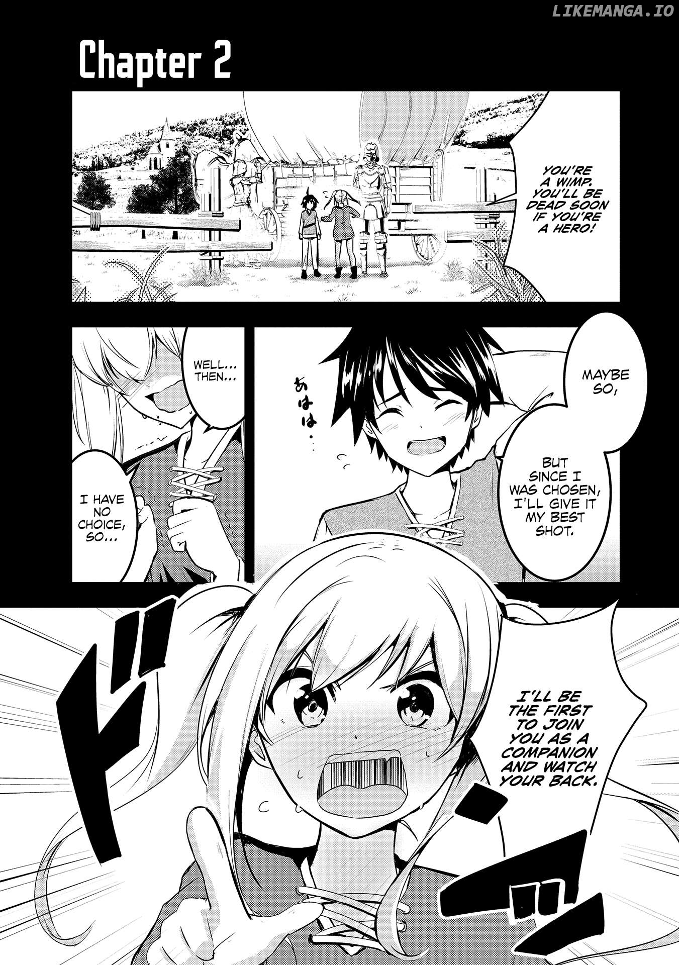 Yusha-sama, sakuya mo otanoshimi deshita ne. Chapter 2 - page 2