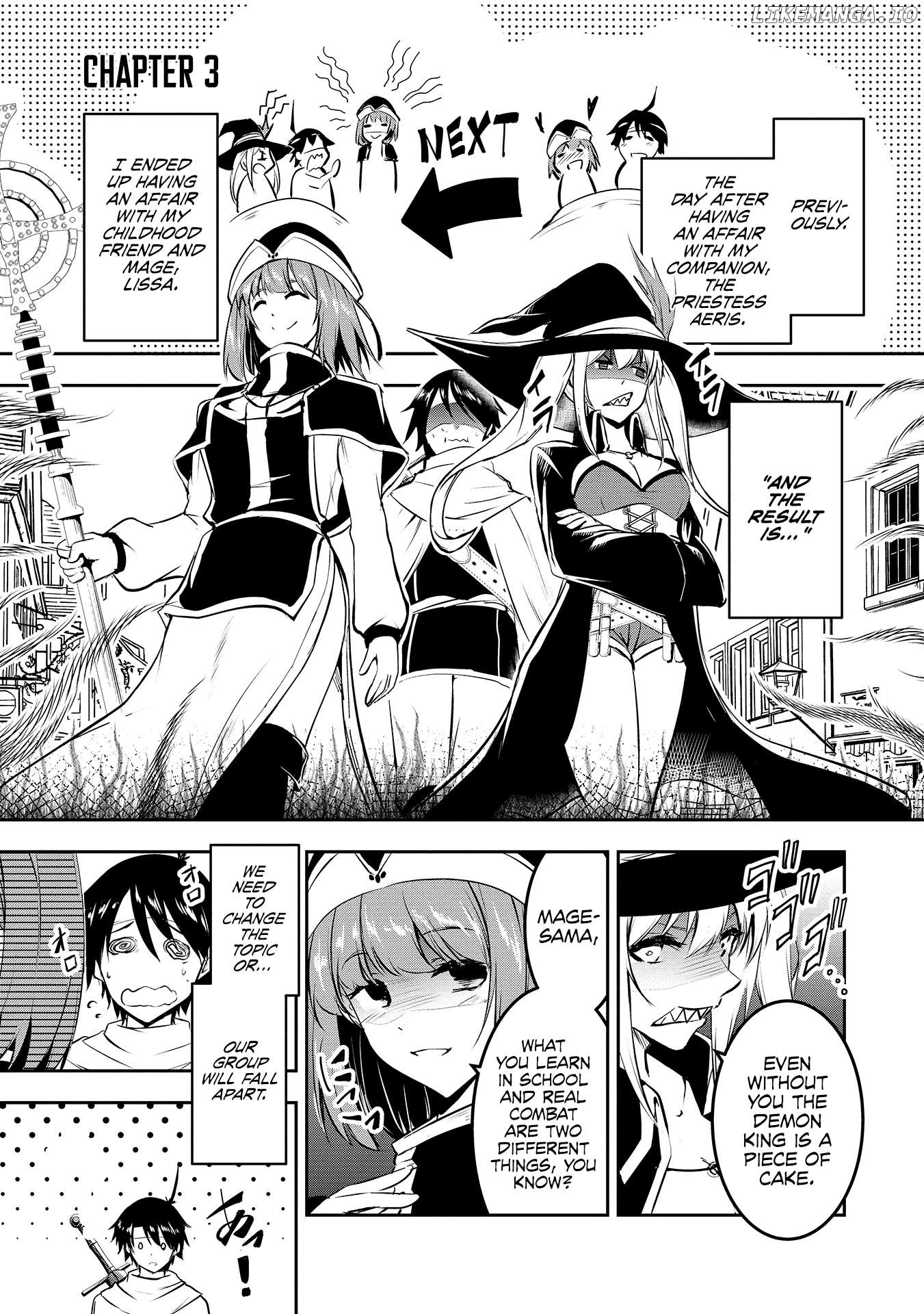 Yusha-sama, sakuya mo otanoshimi deshita ne. Chapter 3 - page 2