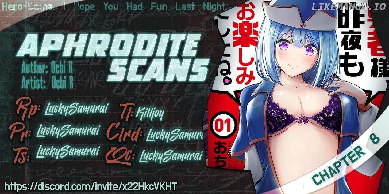 Yusha-sama, sakuya mo otanoshimi deshita ne. Chapter 8 - page 1