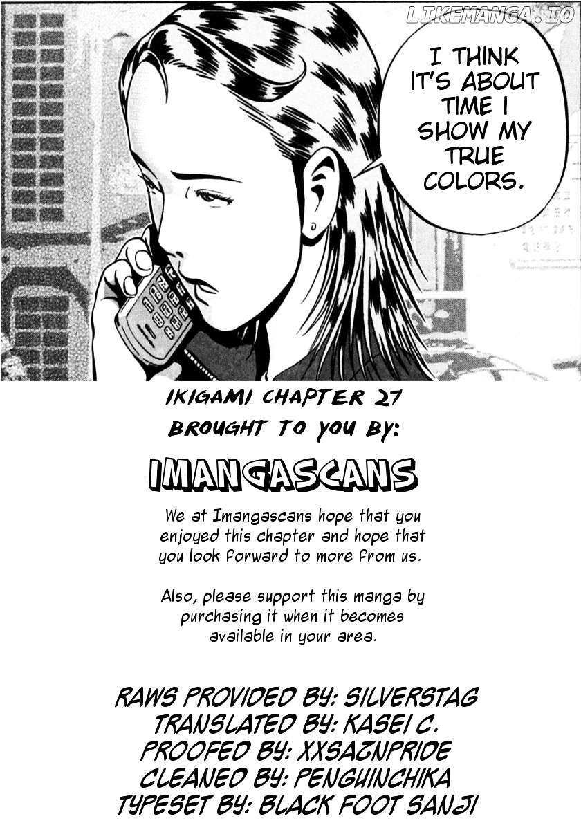 Ikigami - Manga chapter 27 - page 38