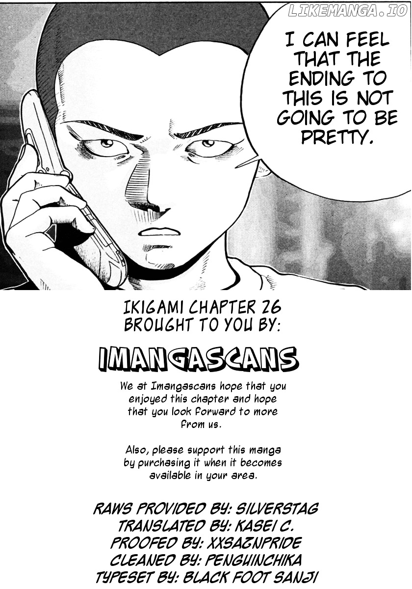 Ikigami - Manga chapter 26 - page 34