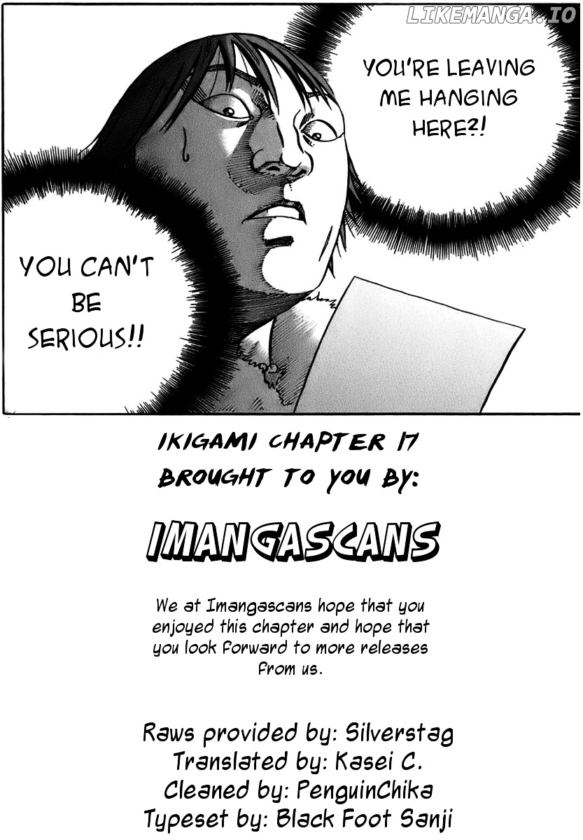 Ikigami - Manga chapter 17 - page 34