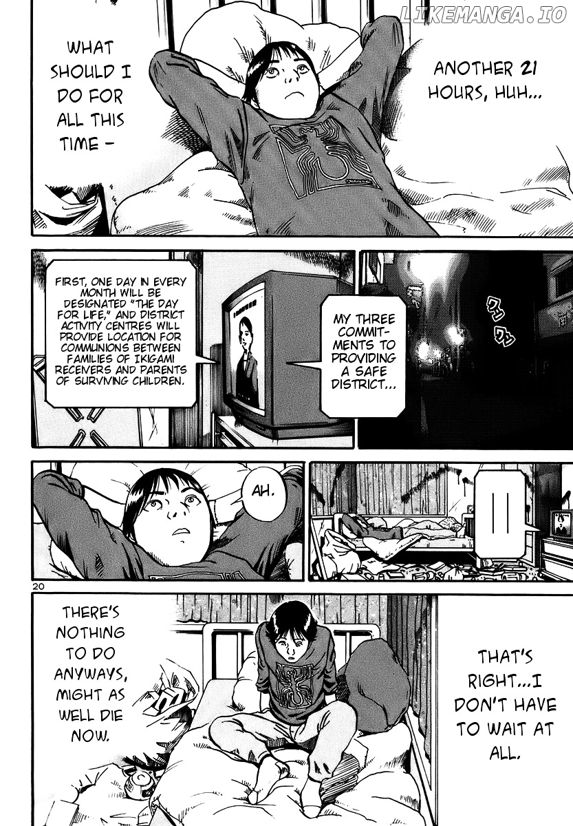 Ikigami - Manga chapter 14 - page 20