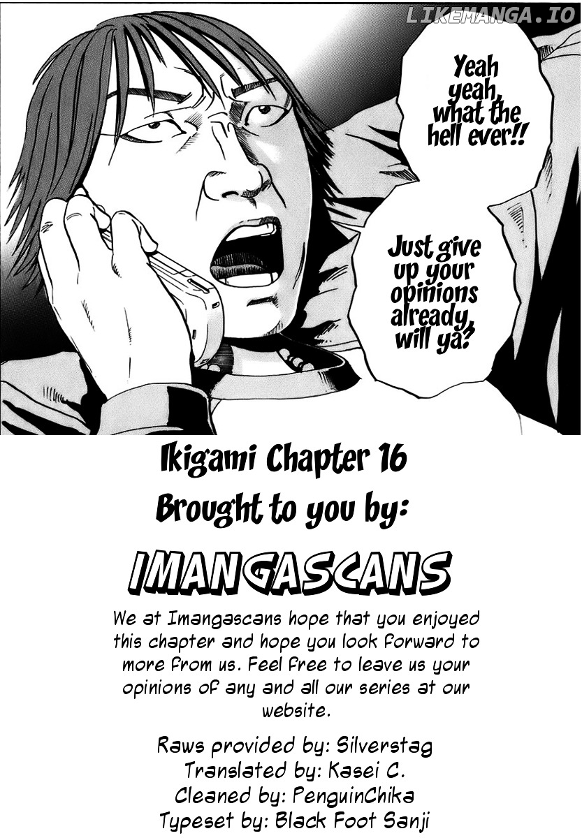 Ikigami - Manga chapter 16 - page 33