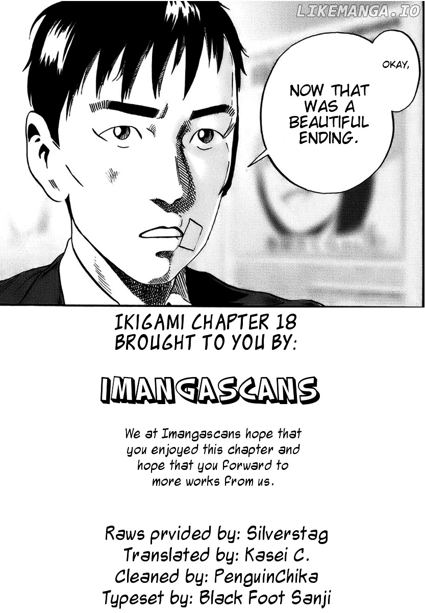 Ikigami - Manga chapter 18 - page 37