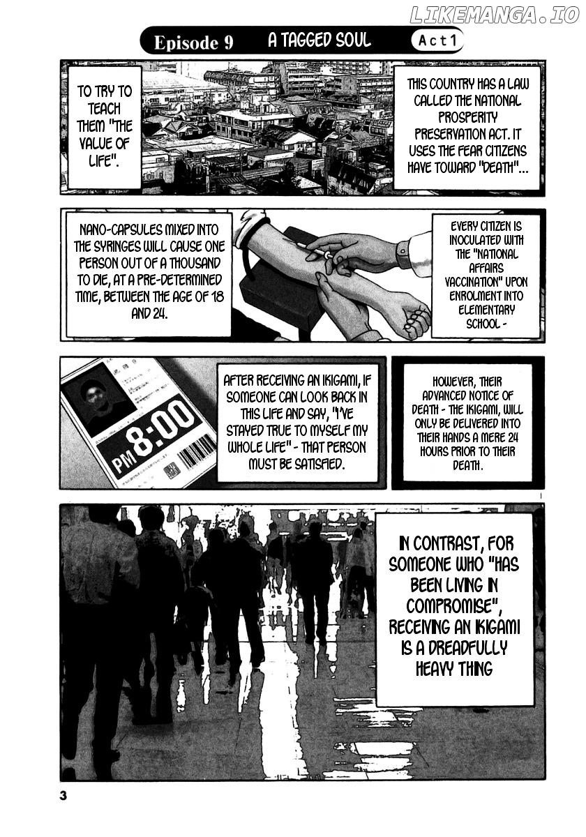 Ikigami - Manga chapter 25 - page 1