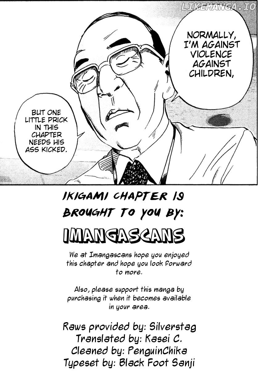 Ikigami - Manga chapter 19 - page 43
