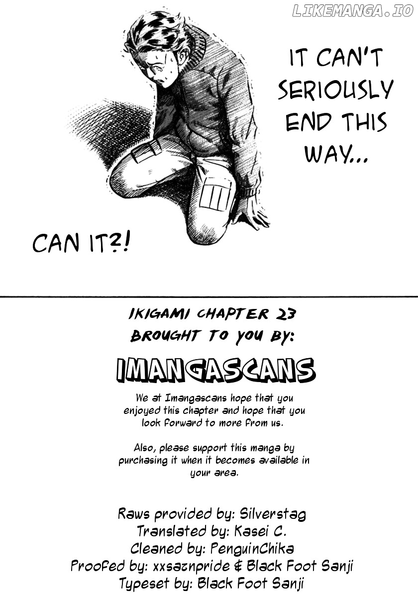 Ikigami - Manga chapter 23 - page 34