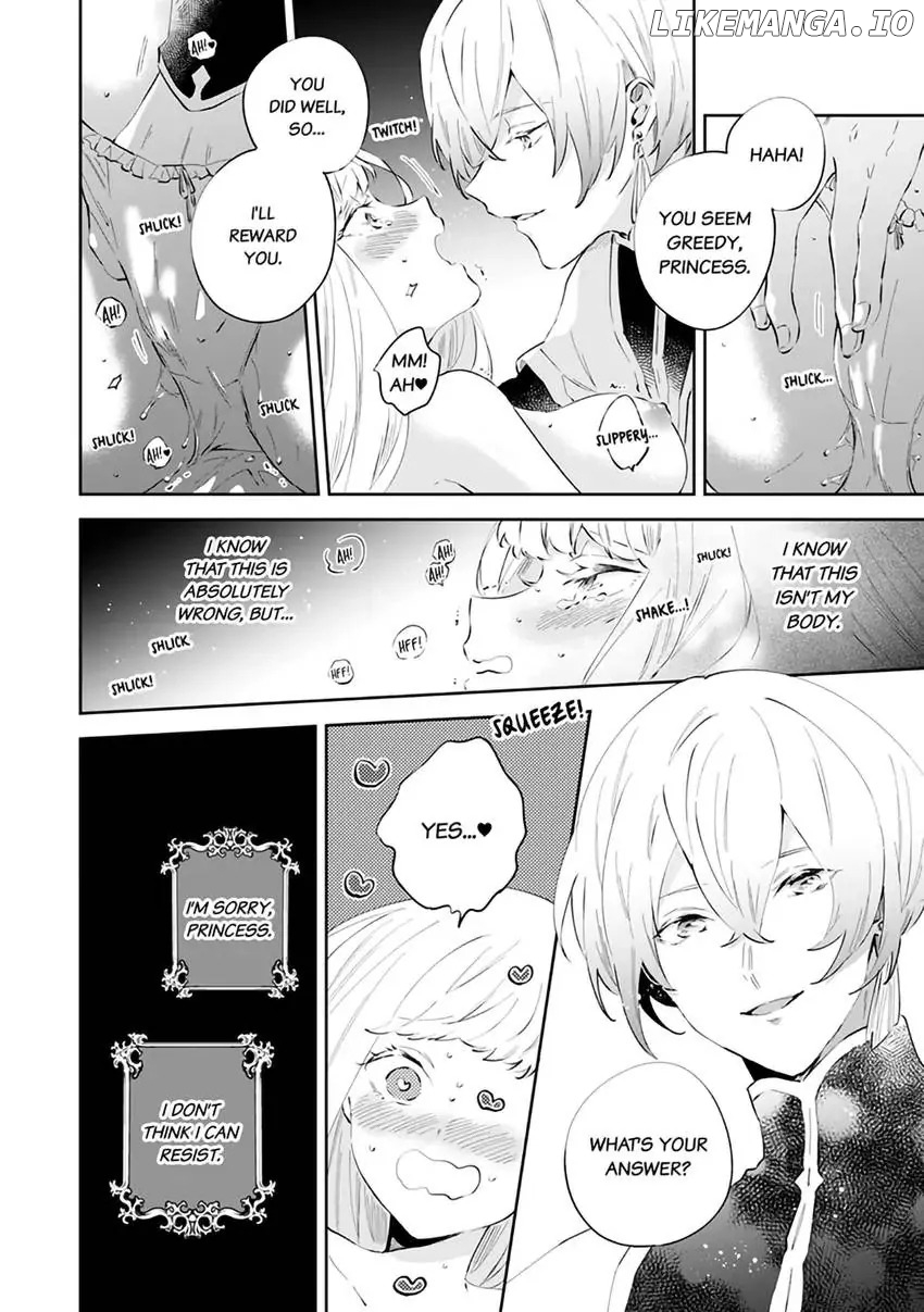 Body Swap of a Nerdy Girl and A Princess Reborn in Another World: Kiss Me Until I'm Wet Inside... Chapter 1.2 - page 14