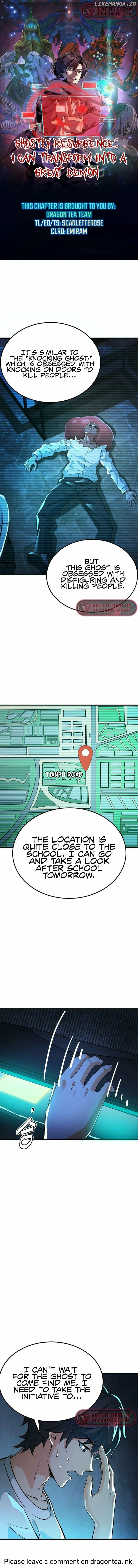 Ghostly Resurgence: I Can Transform into a Great Demon Chapter 7 - page 3