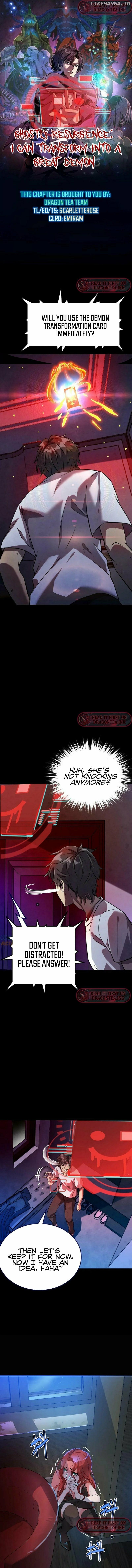 Ghostly Resurgence: I Can Transform into a Great Demon Chapter 3 - page 3