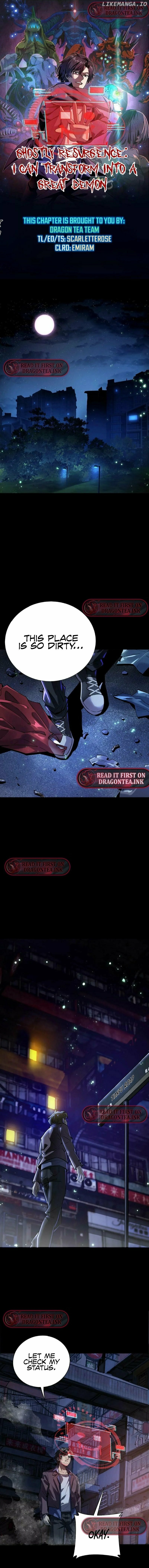 Ghostly Resurgence: I Can Transform into a Great Demon Chapter 9 - page 3