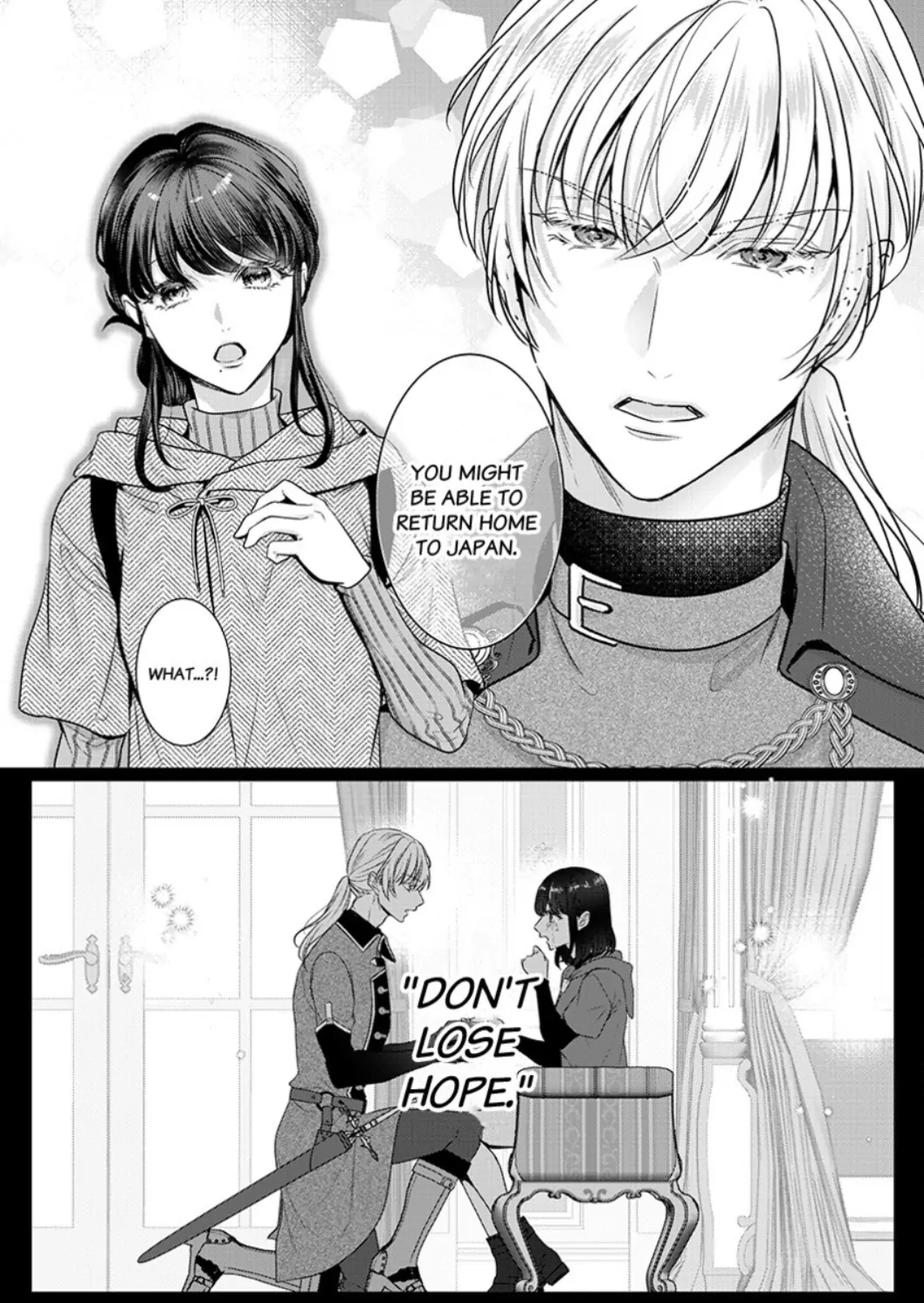 Inochi ni Kaete mo Mamoru to Chikatta - Cool na Goei Kishi wa Shoukansareta Seijo wo Atsuku Dekiai suru Chapter 4 - page 24