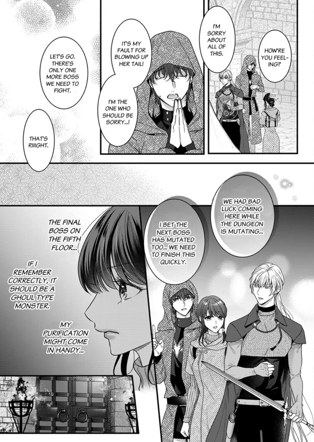 Inochi ni Kaete mo Mamoru to Chikatta - Cool na Goei Kishi wa Shoukansareta Seijo wo Atsuku Dekiai suru Chapter 5 - page 34