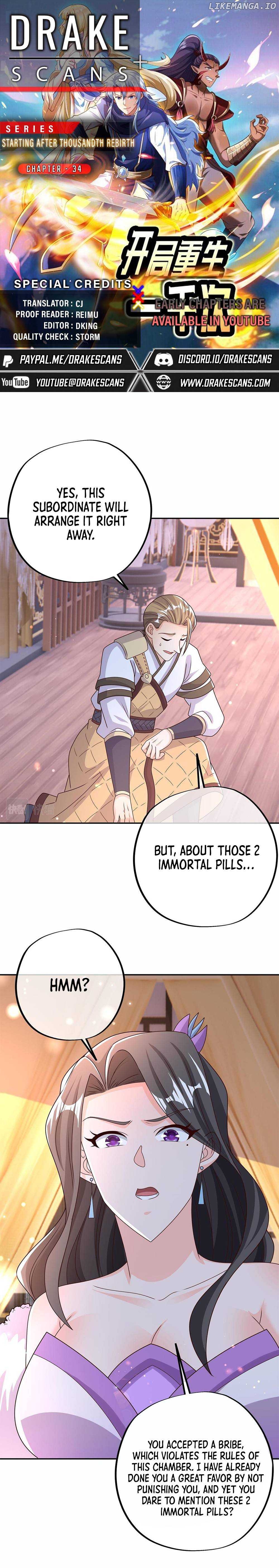 It All Starts with Being Reborn 1000 Times Chapter 34 - page 1