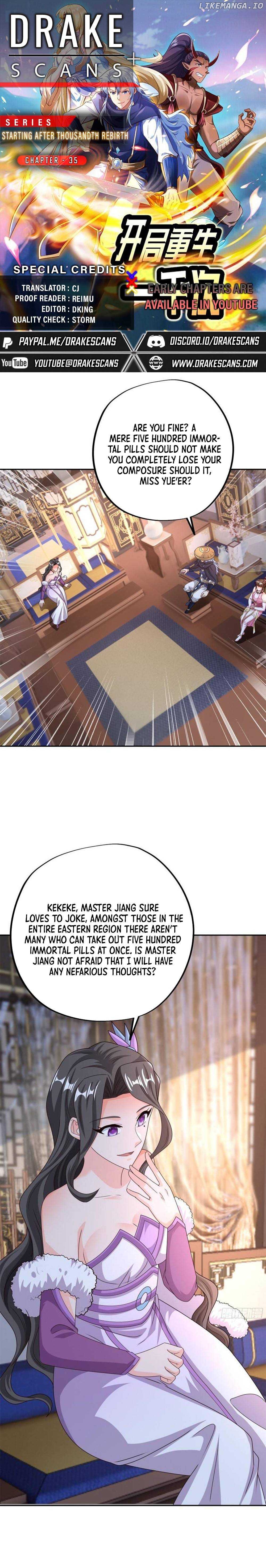 It All Starts with Being Reborn 1000 Times Chapter 35 - page 1