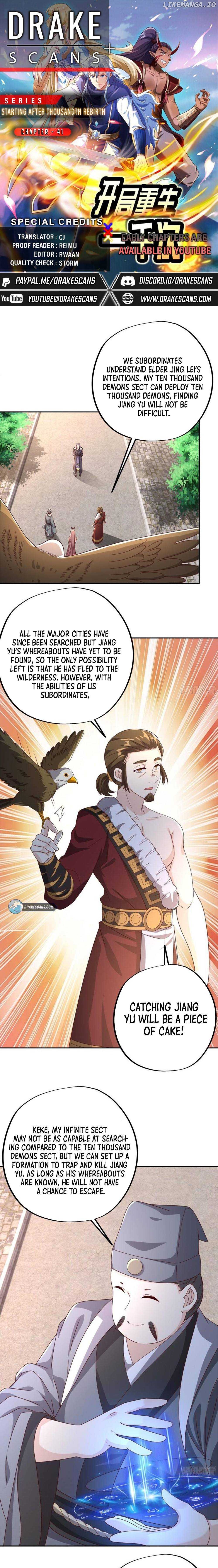 It All Starts with Being Reborn 1000 Times Chapter 41 - page 1