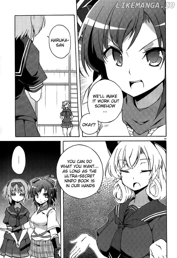 Senran Kagura - Shoujotachi no Shinei chapter 13 - page 32