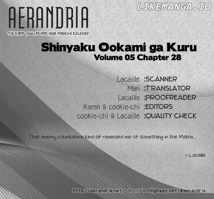 Shinyaku Ookami Ga Kuru! chapter 28 - page 3