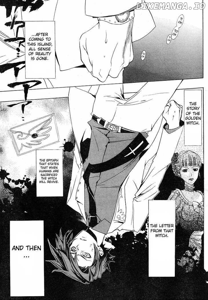 Umineko no Naku Koro ni Episode 1: Legend of the Golden Witch chapter 6 - page 3