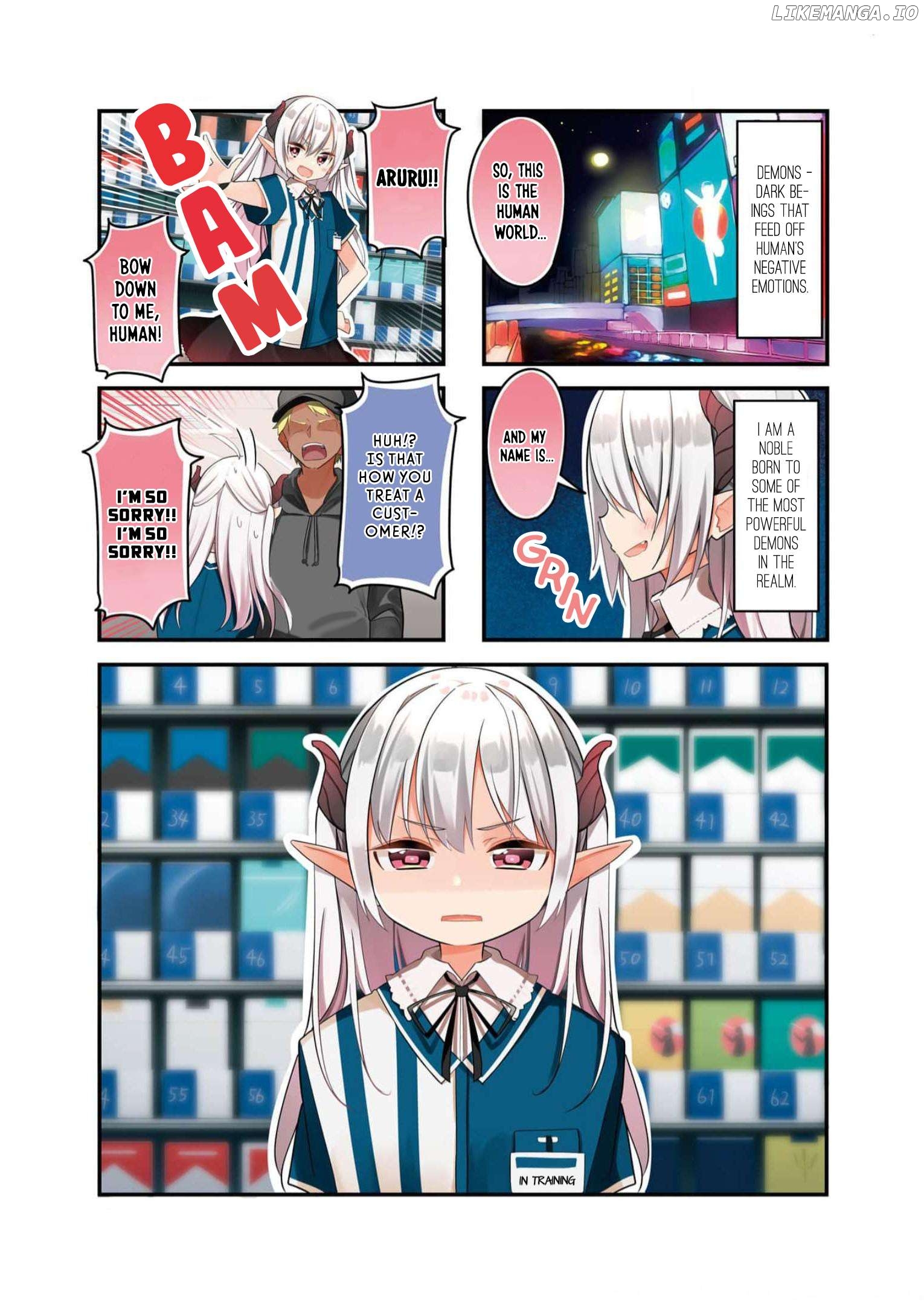 Konbini Yakin no Akuma-chan Chapter 1 - page 8