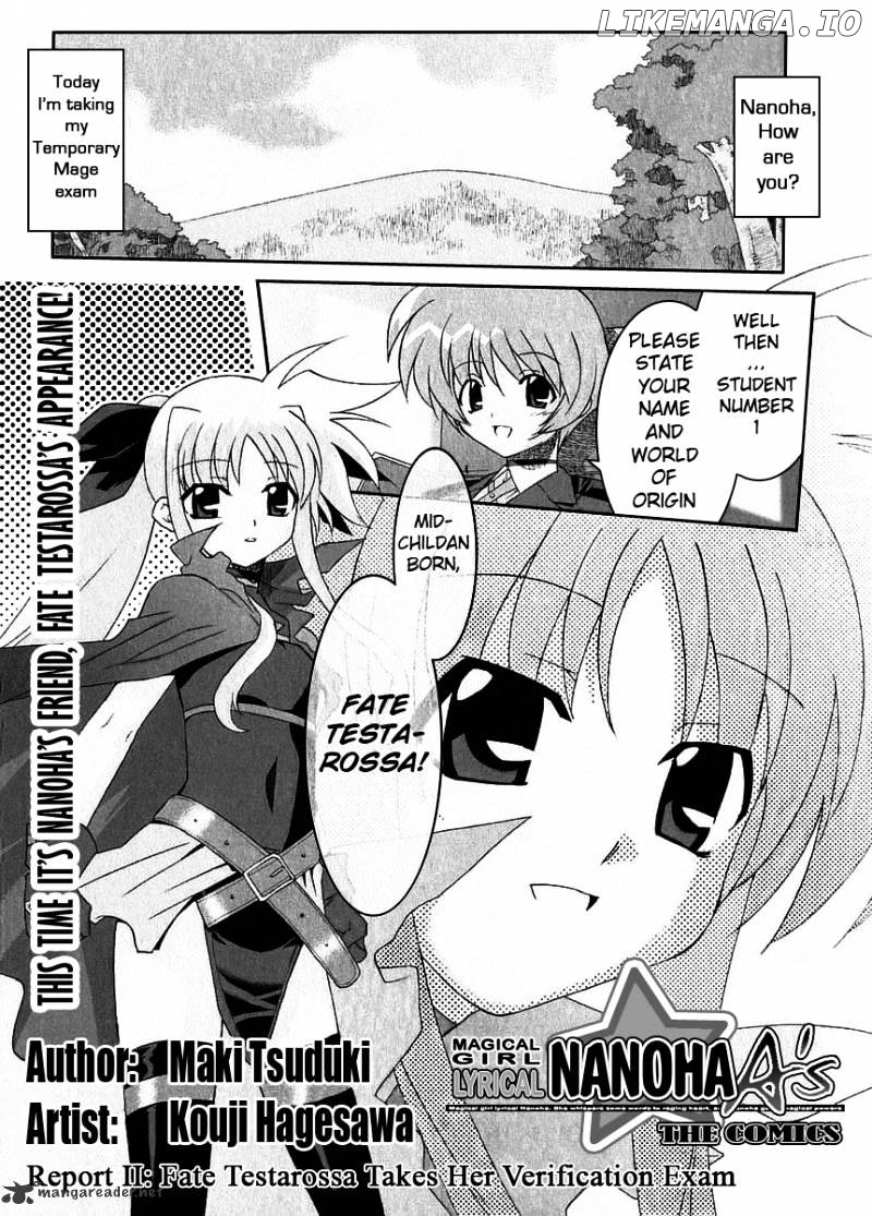 Mahou Shoujo Lyrical Nanoha A's chapter 3 - page 2
