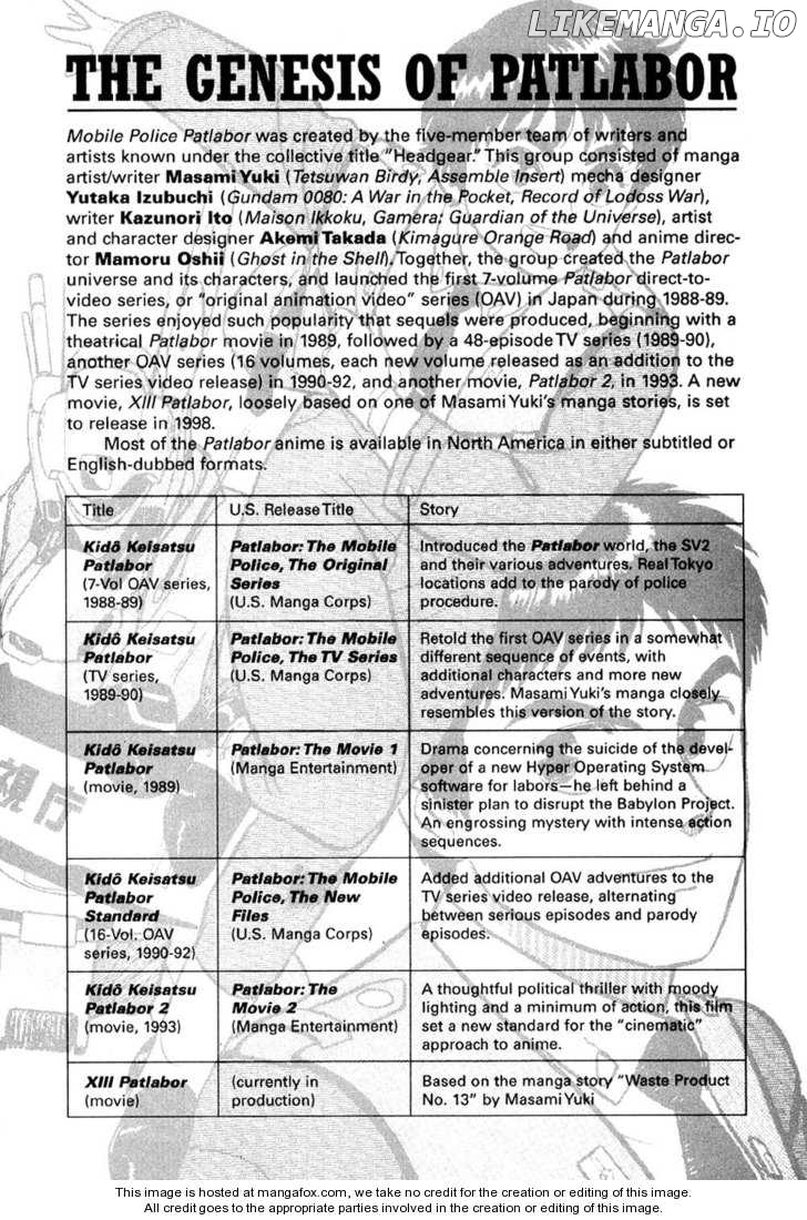 Kidou Keisatsu Patlabor chapter 1 - page 24