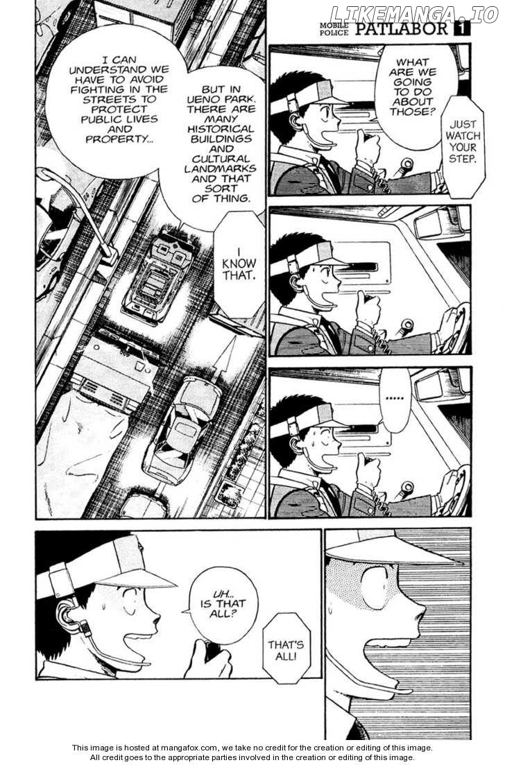 Kidou Keisatsu Patlabor chapter 1 - page 85
