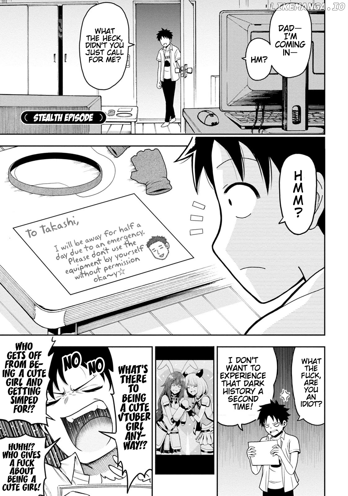 My Father Became A Cute Vtuber Girl! chapter 5.5 - page 1
