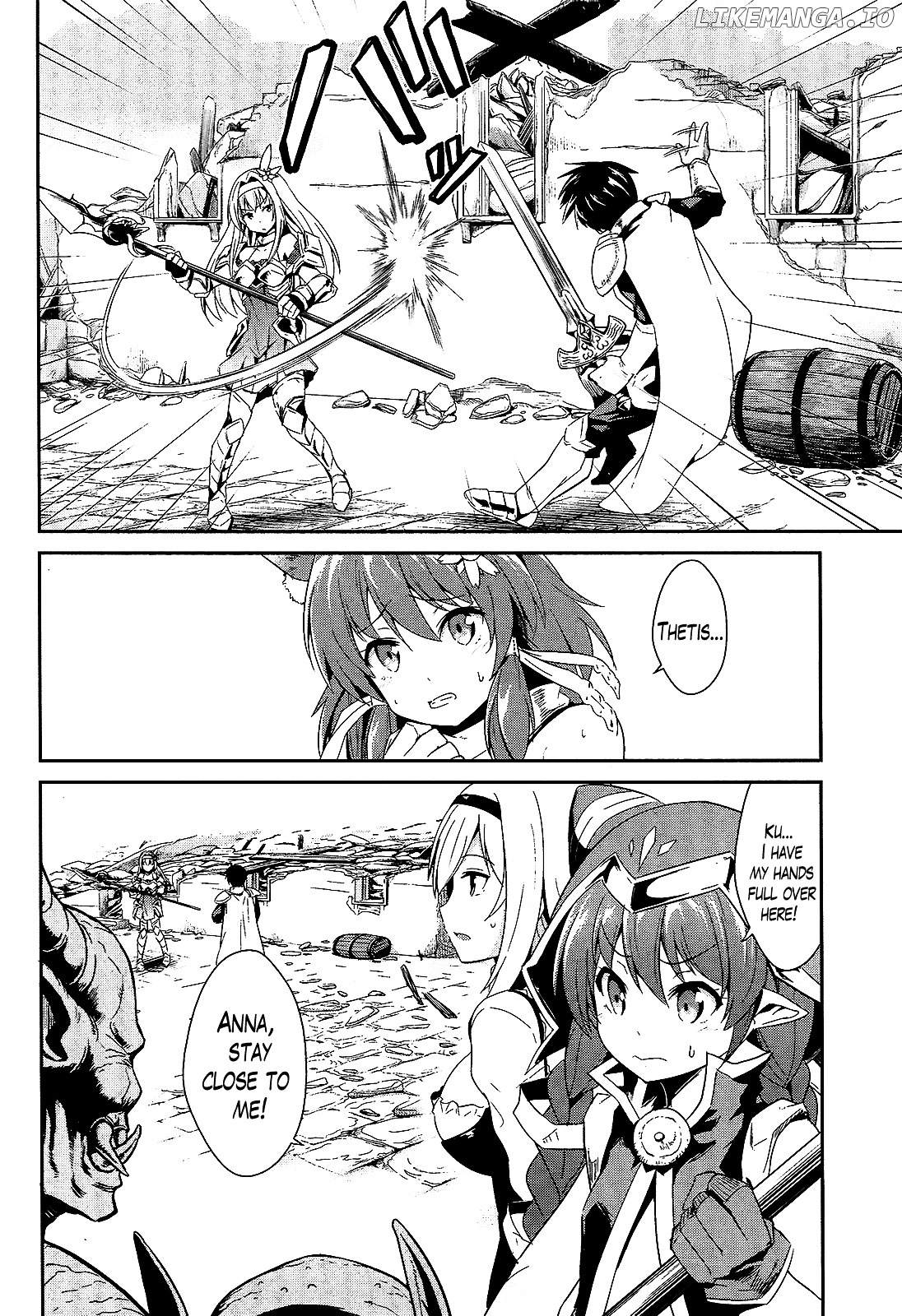 Sennen Sensou Aigis - Eiyuu no Kizuna chapter 8 - page 4