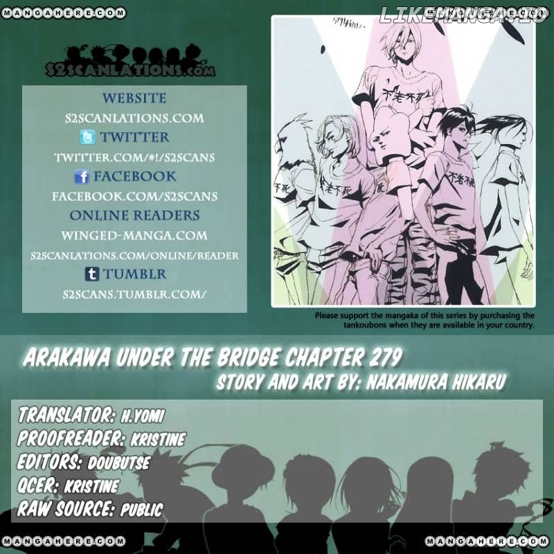 Arakawa Under the Bridge chapter 279 - page 1