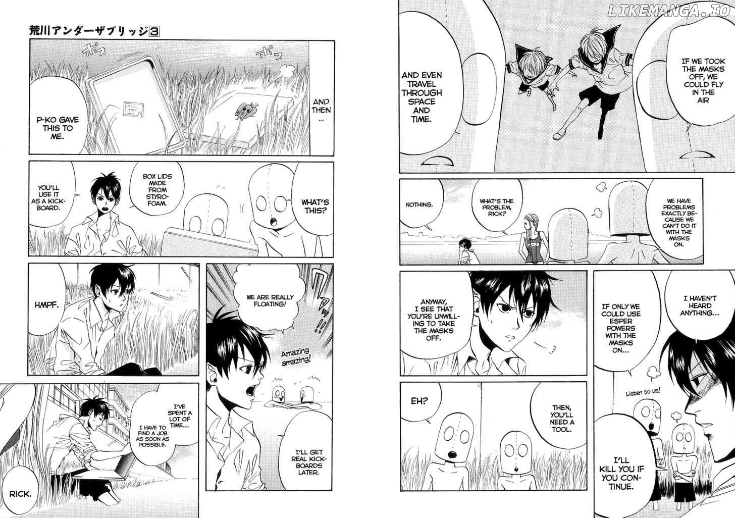 Arakawa Under the Bridge chapter 50 - page 2