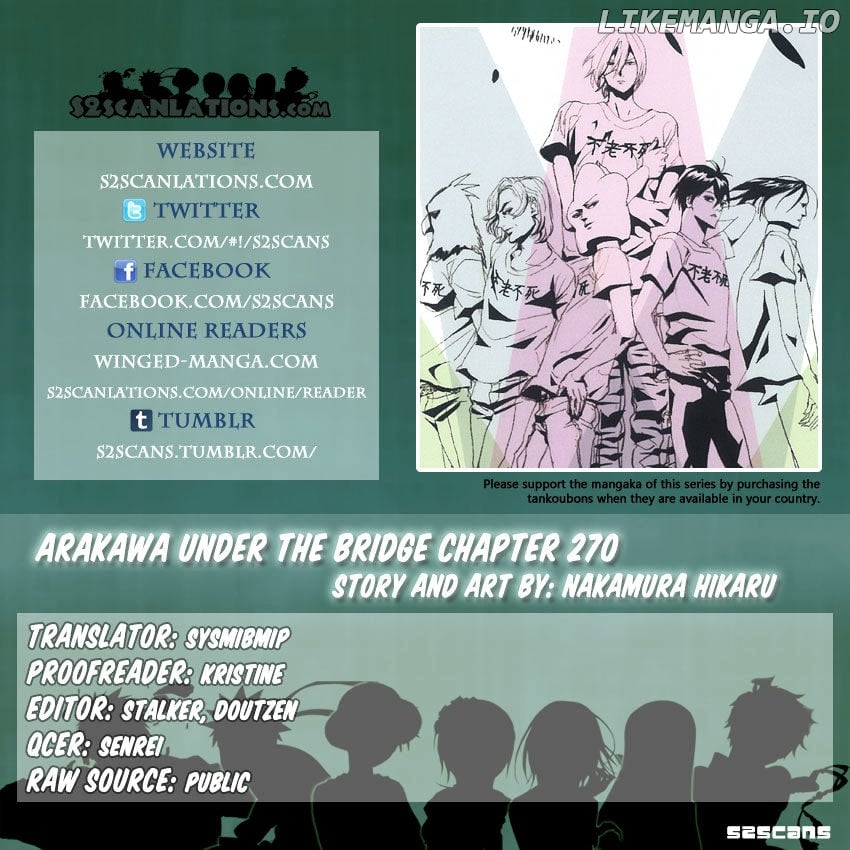 Arakawa Under the Bridge chapter 270 - page 1