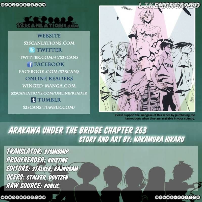 Arakawa Under the Bridge chapter 263 - page 1