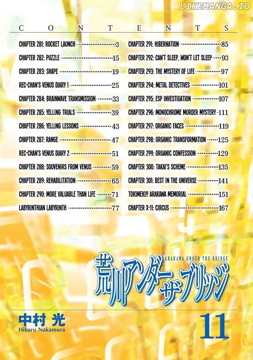 Arakawa Under the Bridge chapter 281 - page 5
