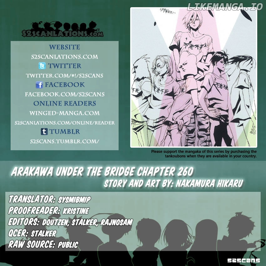 Arakawa Under the Bridge chapter 260 - page 1