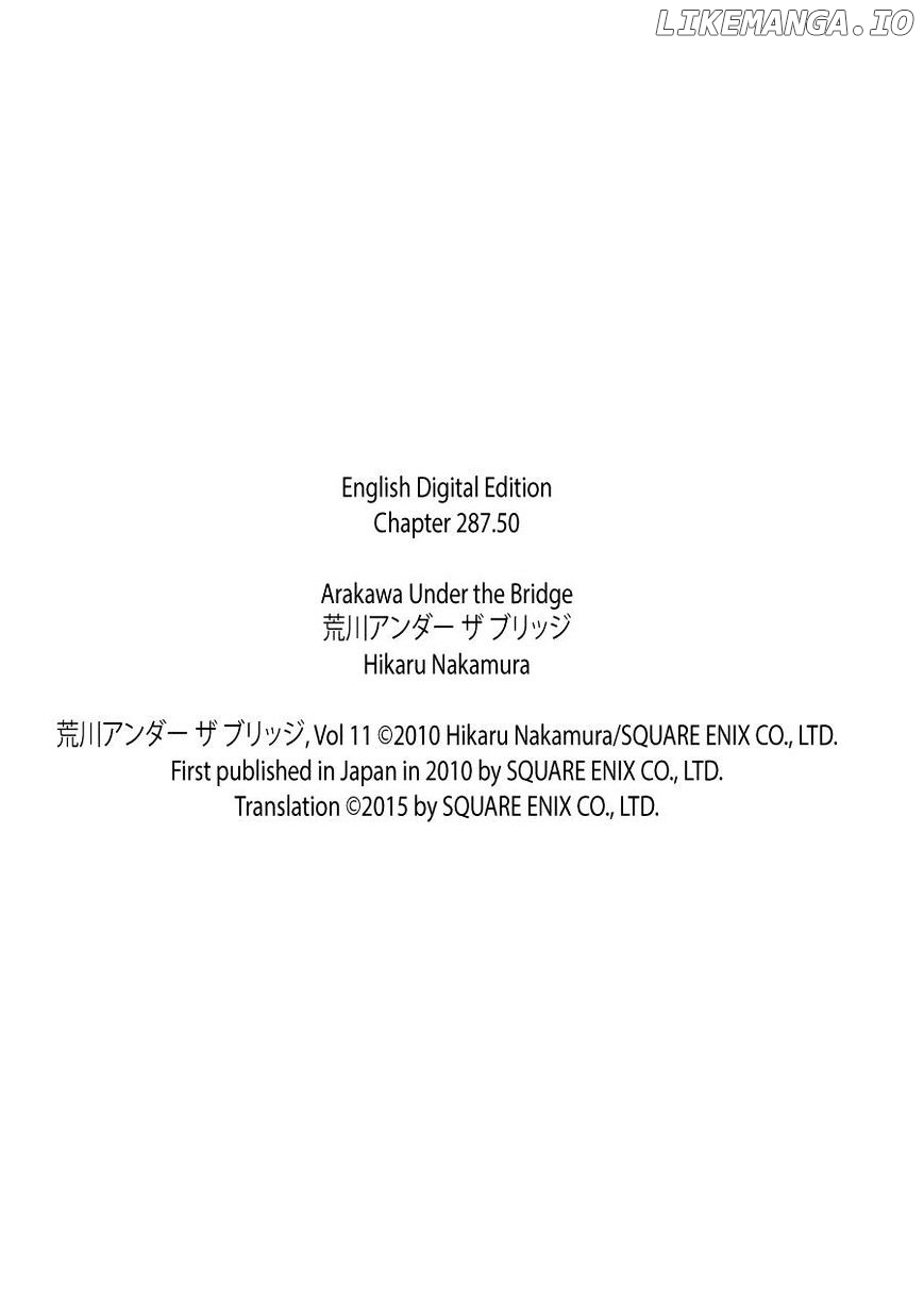 Arakawa Under the Bridge chapter 287.8 - page 10