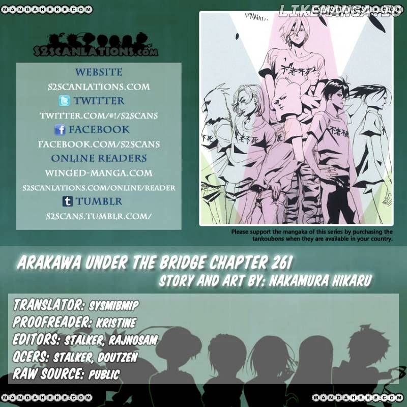 Arakawa Under the Bridge chapter 261 - page 1