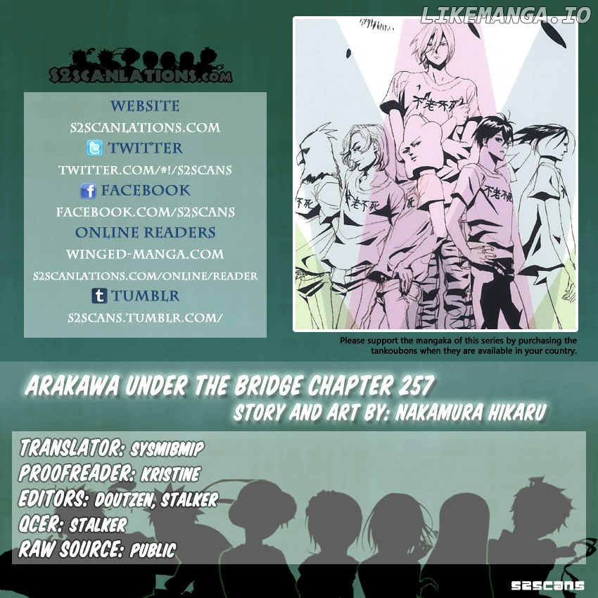 Arakawa Under the Bridge chapter 257 - page 1