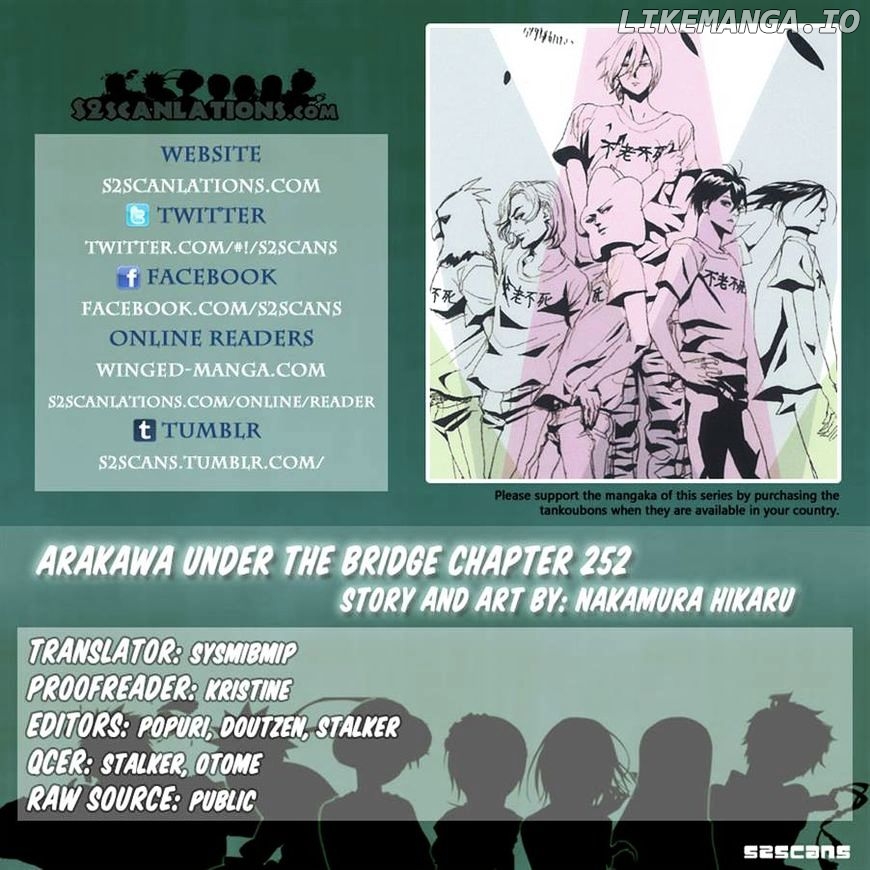 Arakawa Under the Bridge chapter 252 - page 4