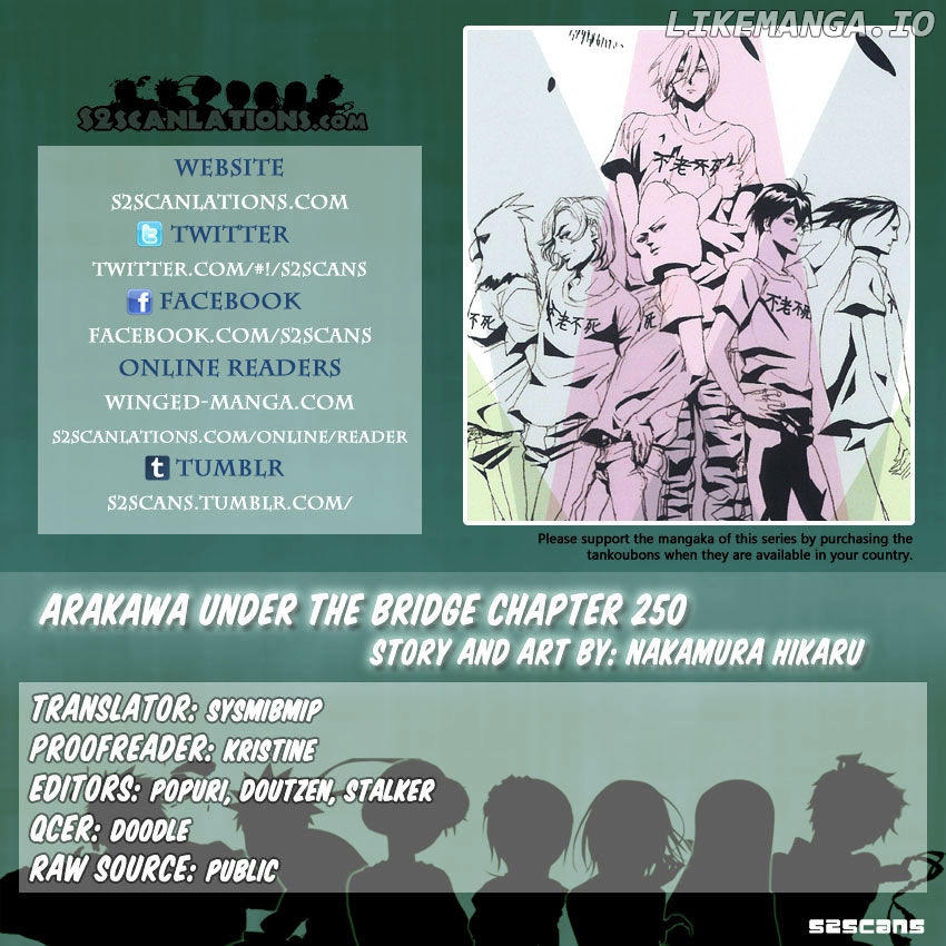 Arakawa Under the Bridge chapter 250 - page 1