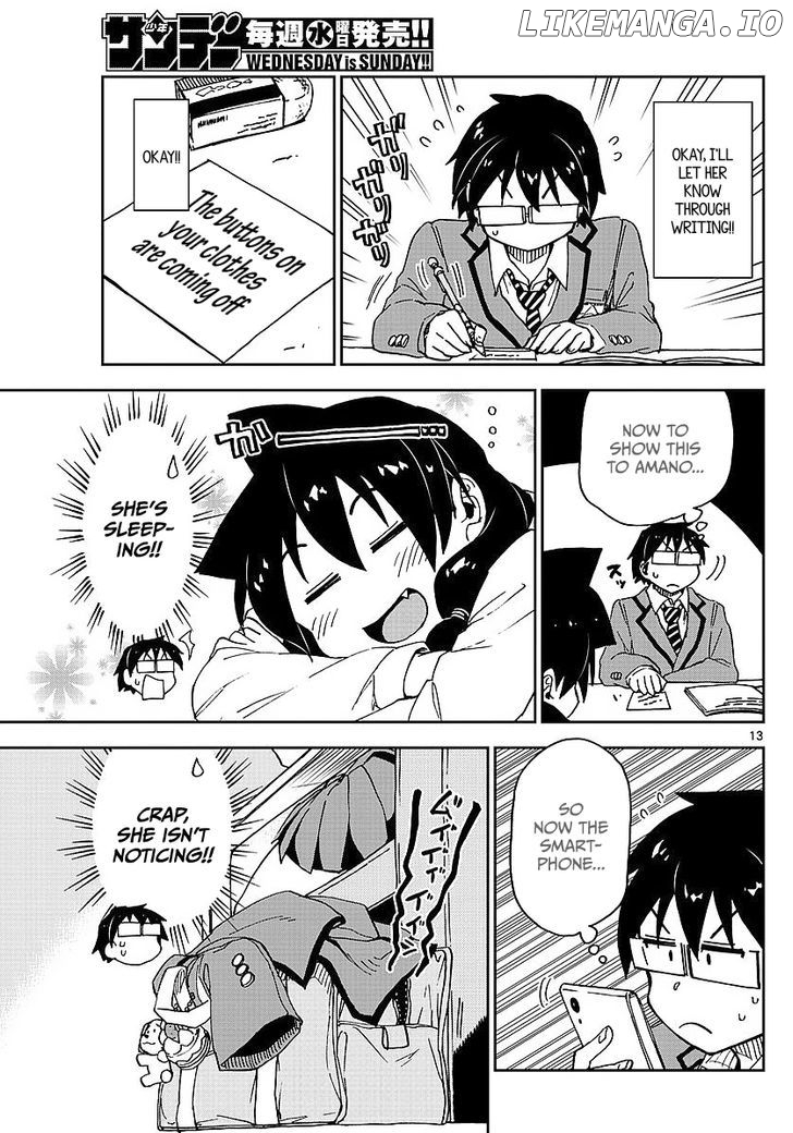 Amano Megumi wa Suki Darake! chapter 76 - page 13