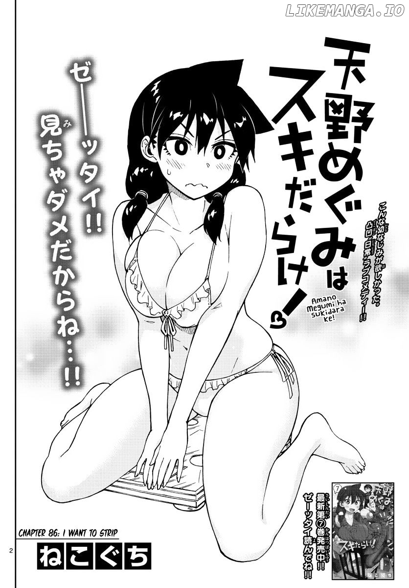 Amano Megumi wa Suki Darake! chapter 86 - page 2