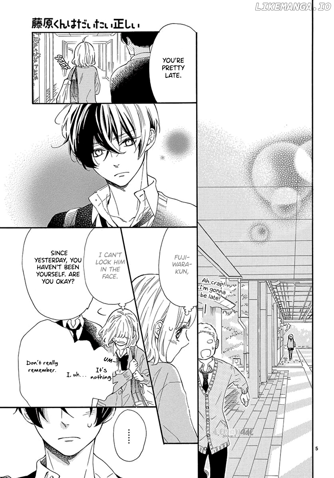 Fujiwara-kun wa Daitai Tadashii chapter 30 - page 7