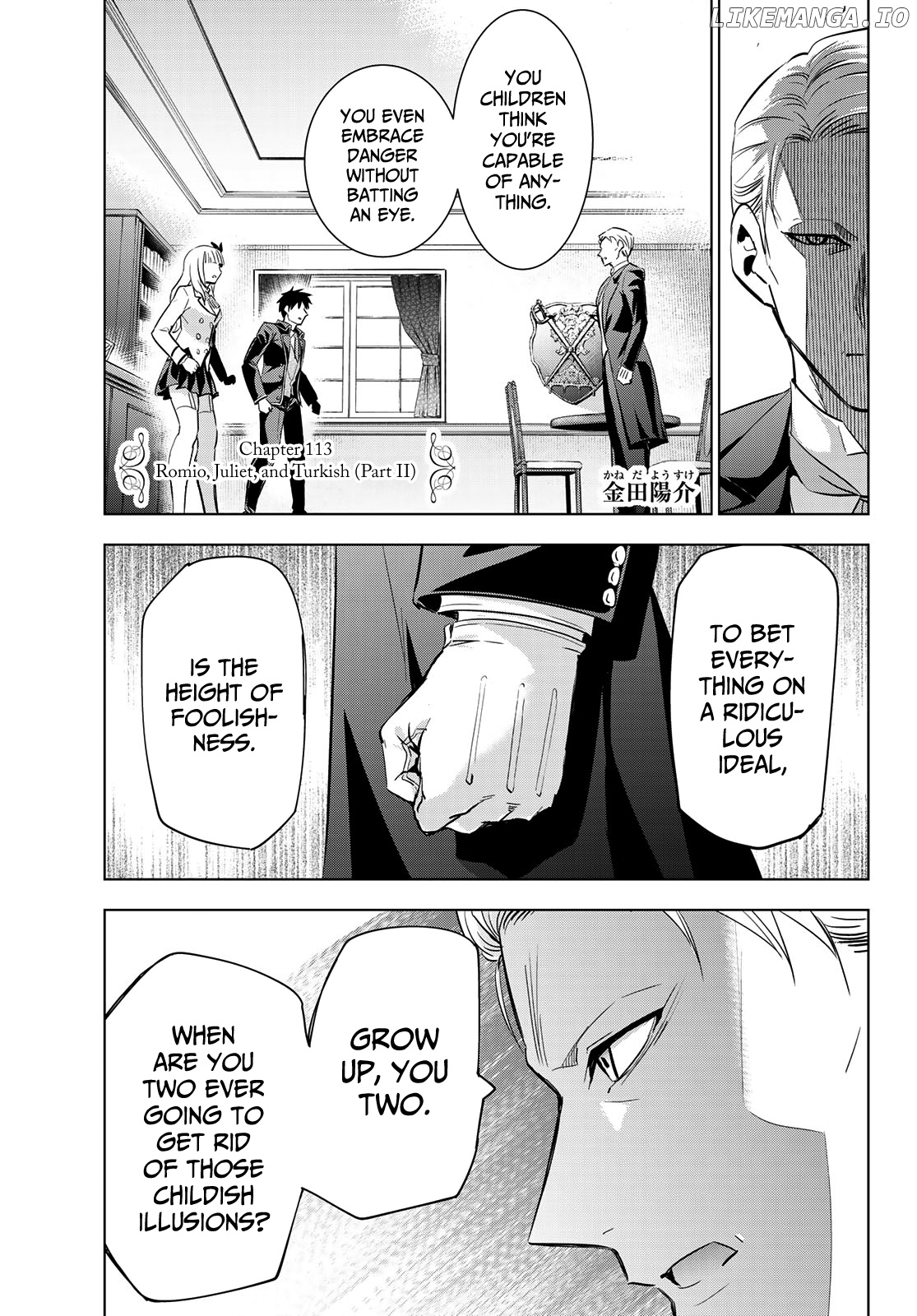 Kishuku Gakkou No Juliet chapter 113 - page 3